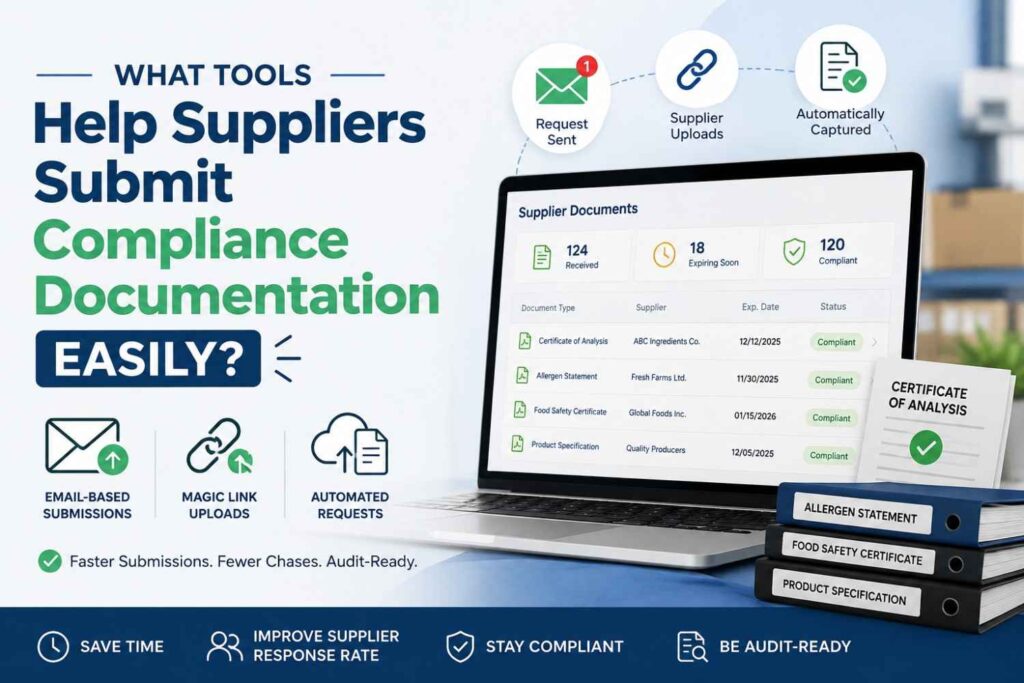What Tools Help Suppliers Submit Compliance Documentation Easily